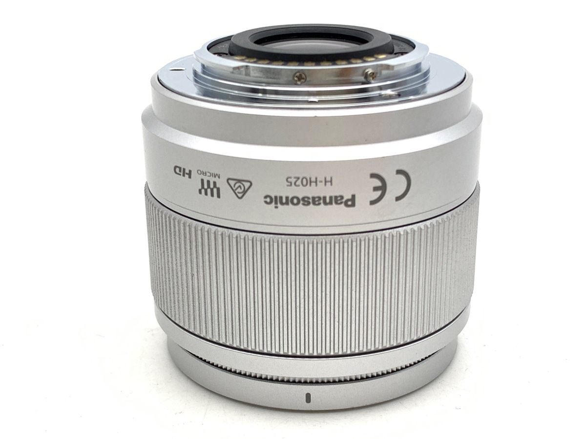 並品 パナソニック LUMIX G 25mm F1.7 ASPH. H-H025S シルバー