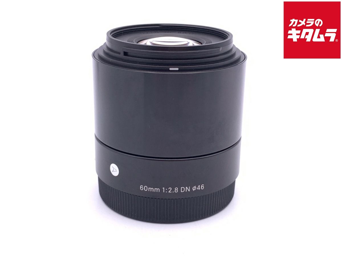 並品 シグマ 60mm F2.8 DN ソニーEマウント用 ブラック