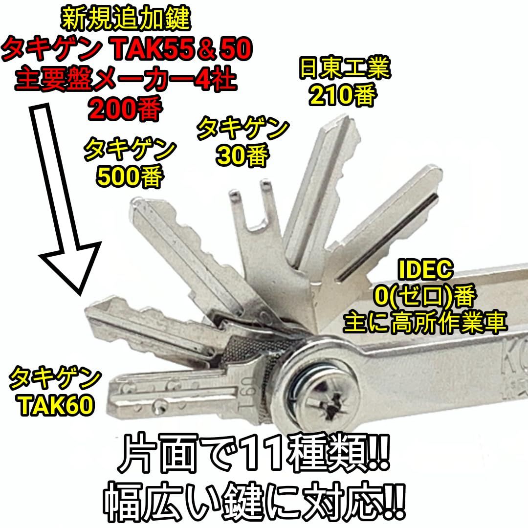  配電盤 分電盤用 盤用マルチキー17 17タイプ対応 吊下リング カラビナ ナスカン付 コクサイ BMK 17 その他 文房具 事務用品