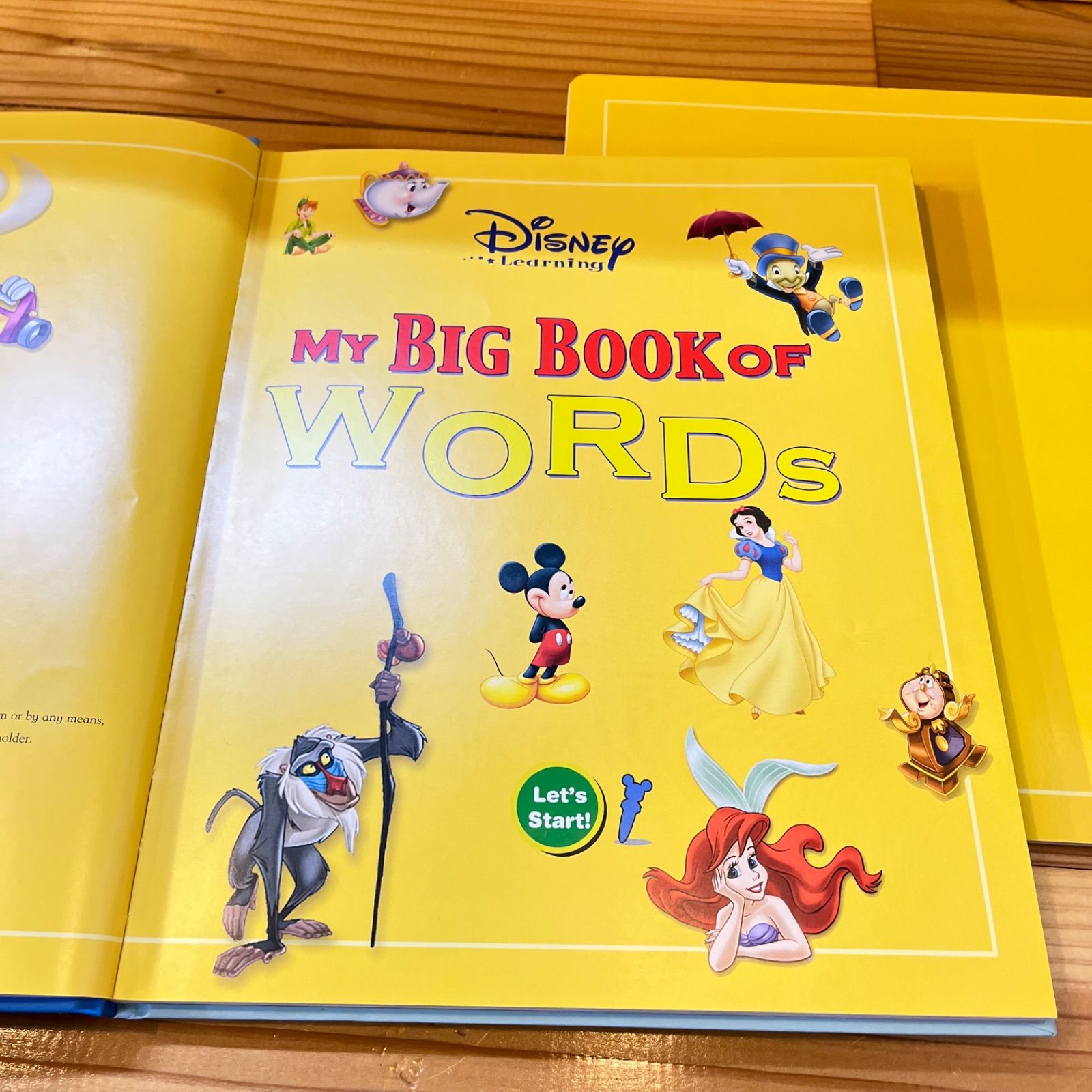 DWE My Big Book of Words ステッカー付き ディズニー英語システム