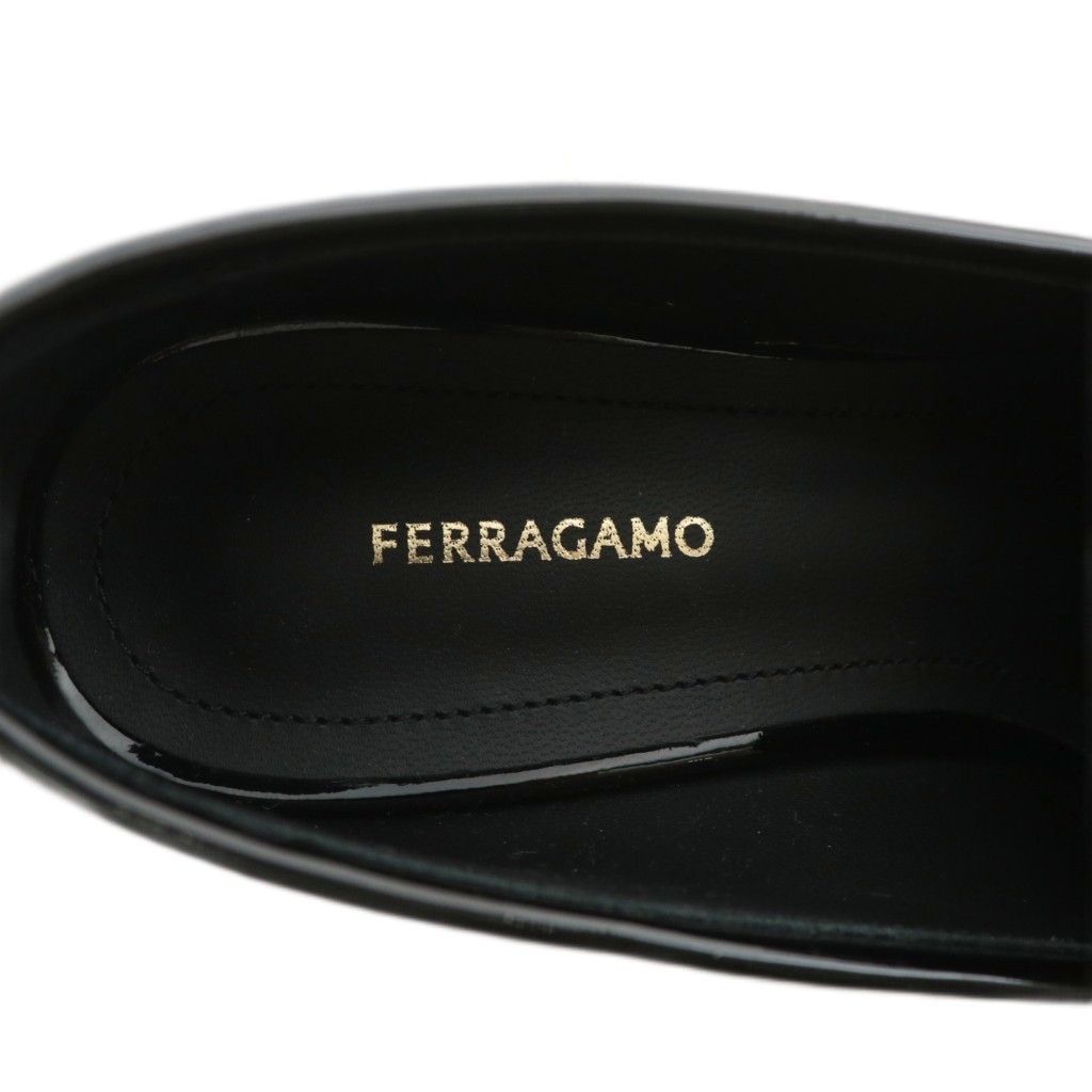 ラウンドトゥ チャンキーヒール