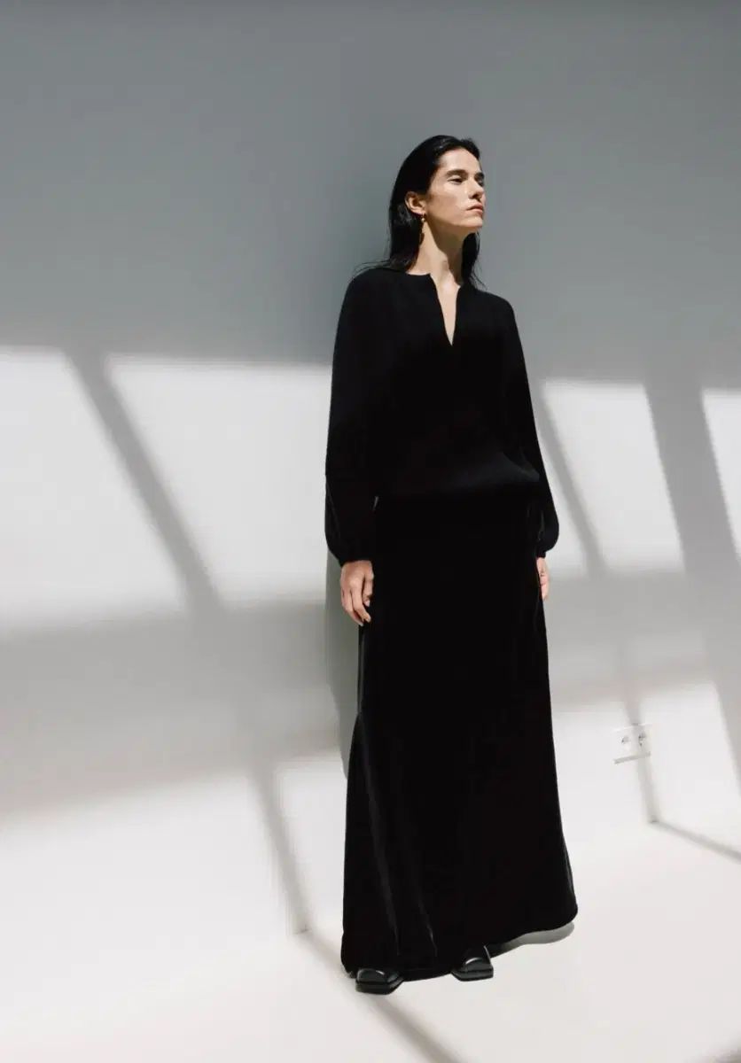 マレディマリ ツアーベルベット マキシ スカート