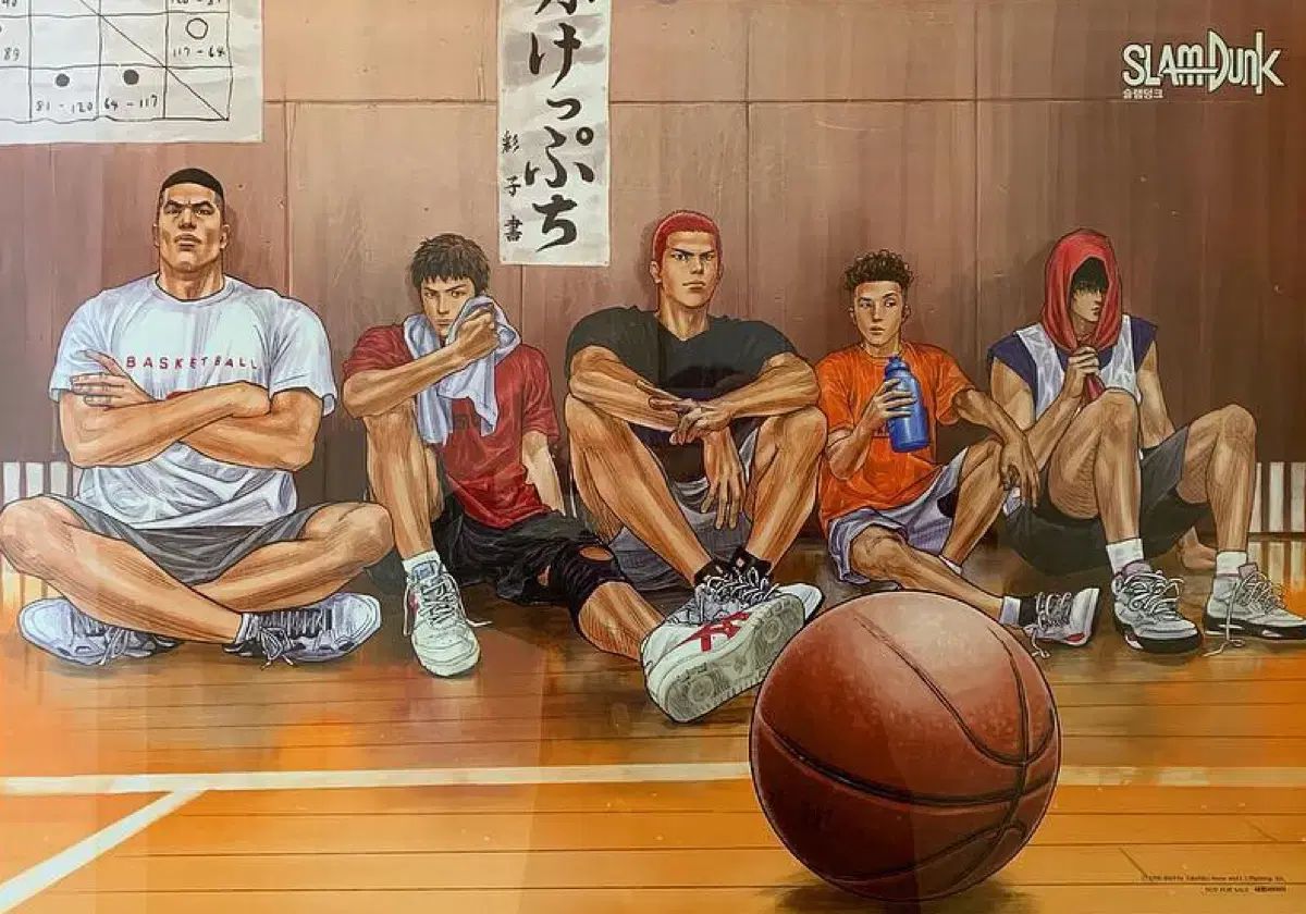 SLAM DUNK スラムダンク 完全版 全巻 ポスター 特典 額縁 贈呈