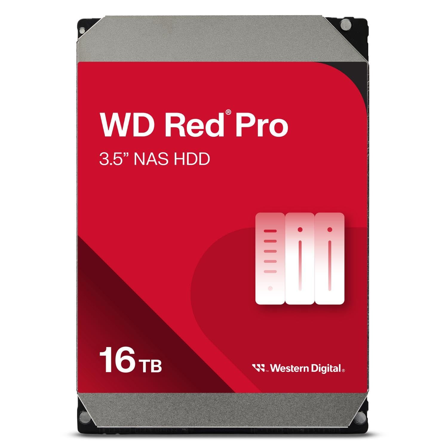 Western Digital ウエスタンデジタル 16TB WD Red Pro NAS 内蔵型 ハードドライブ HDD - 7 200RPM SATA 6Gb 秒 CMR 256MBキャッシュ 3.5インチ - WD161KFGX