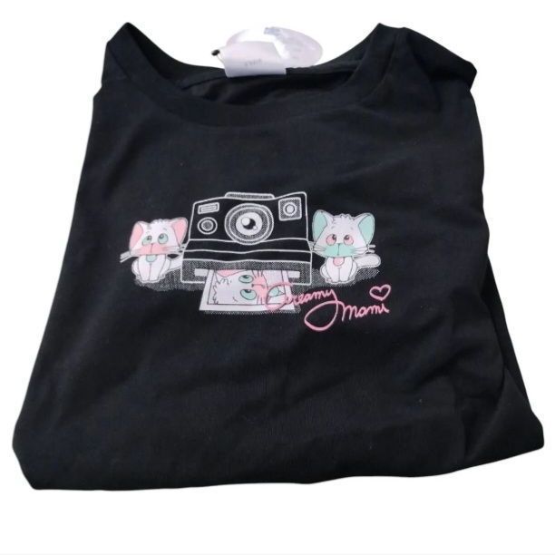 新品・未使用】魔法の天使 クリィミーマミ Tシャツ ブラック 半袖