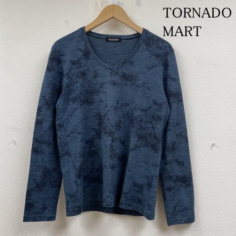 トルネードマート 長袖 カットソー ロンT シャツ Vネック パイソン 蛇