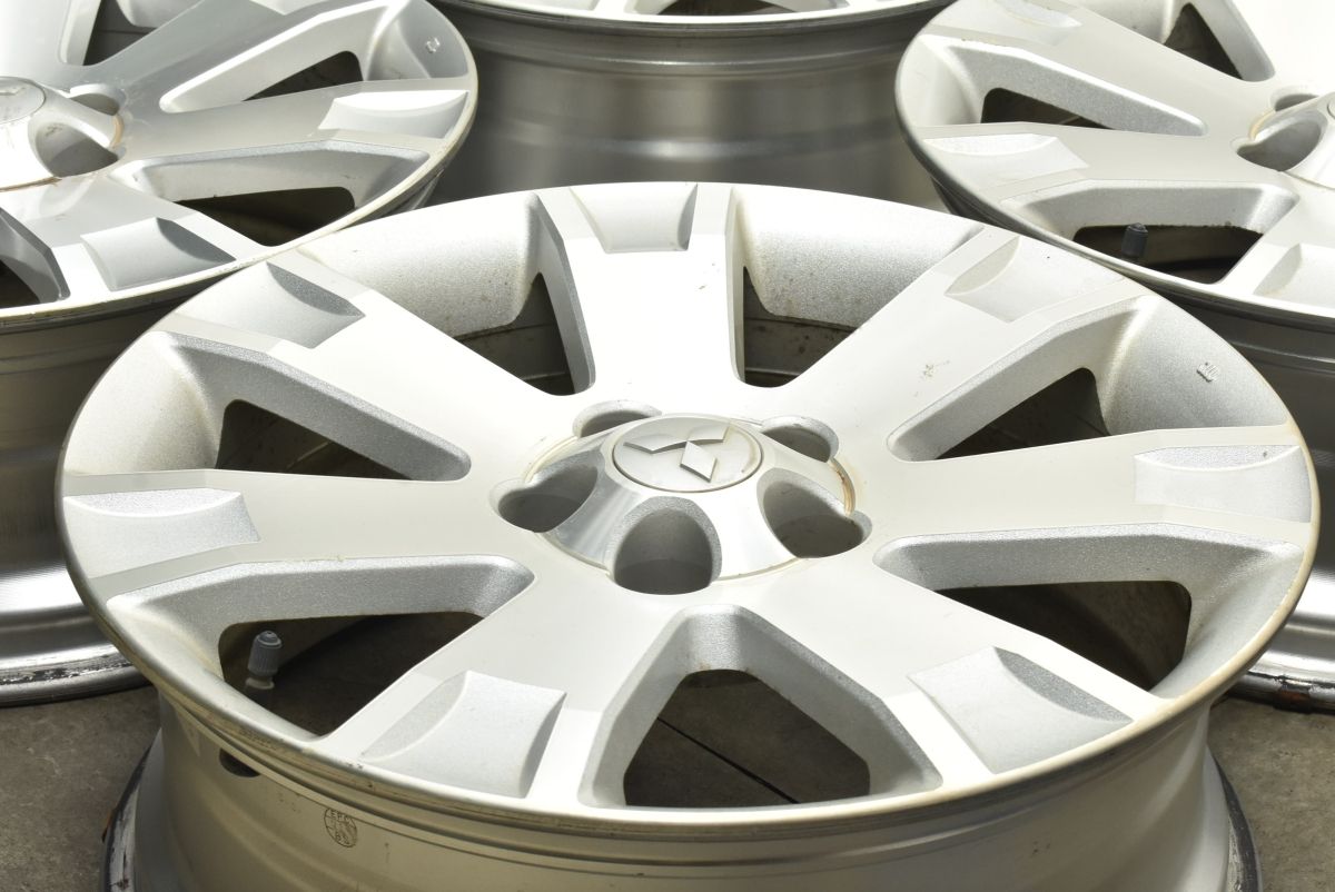 交換用に ミツビシ デリカD 5 前期 18 in 7 J 38 PCD 114 3 4本セット アウトランダー エクリプスクロス 流用 ノーマル戻し 可