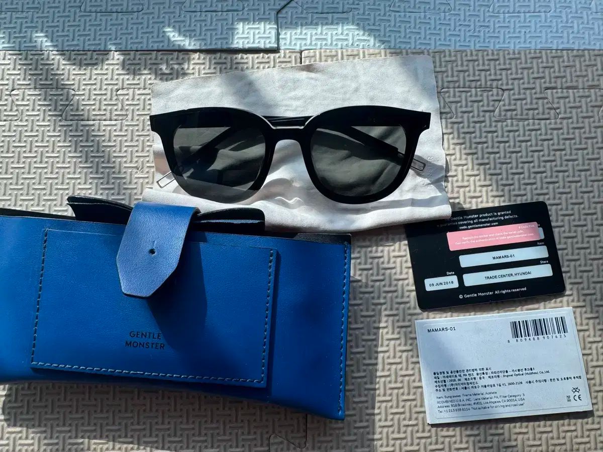 GENTLE MONSTER ジェントルモンスター MAMARS-01 ブラック サングラス ソン イェジン サングラス
