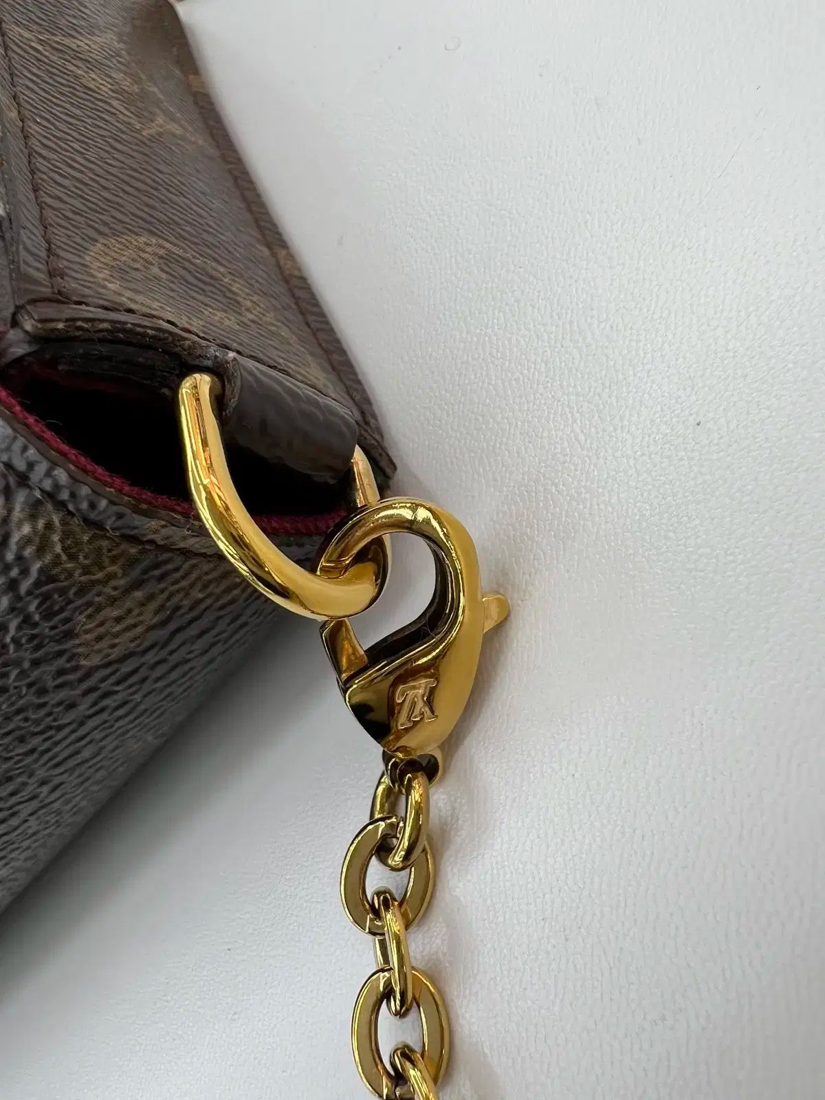 ブランド ルクスオール ウルサン店 Louis Vuitton ルイヴィトン ポシェット フェリシ モノグラム チェーン ショルダーバッグ DECORATOM_COM_BR