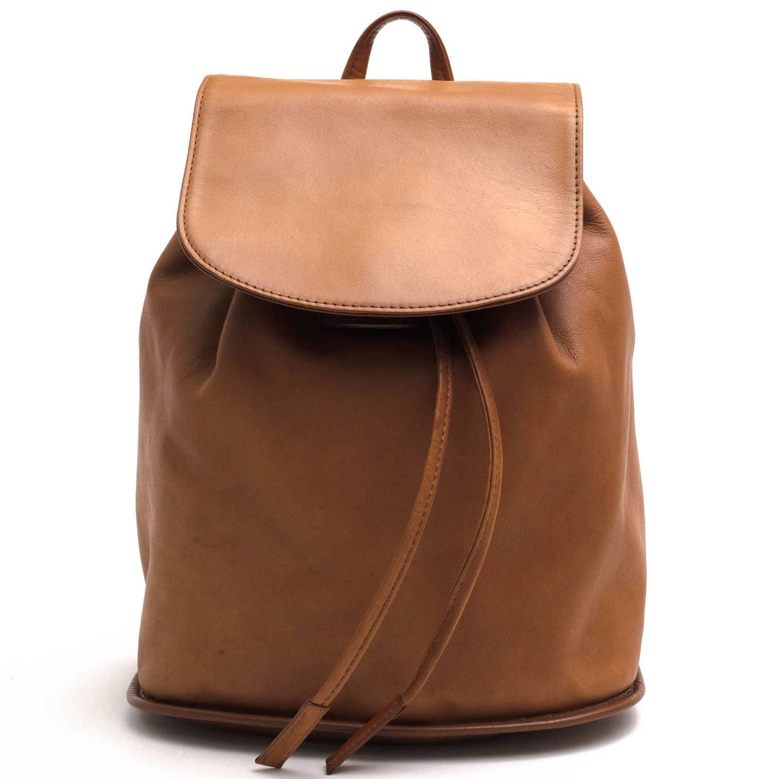 土屋鞄 TSUCHIYA-KABAN リュック バッグ バックパック レディース 女性 女性用 レザー 革 本革 ブラウン 茶 PU0127 PLESOIE プリソワ ミニリュック 巾着型 デイパック