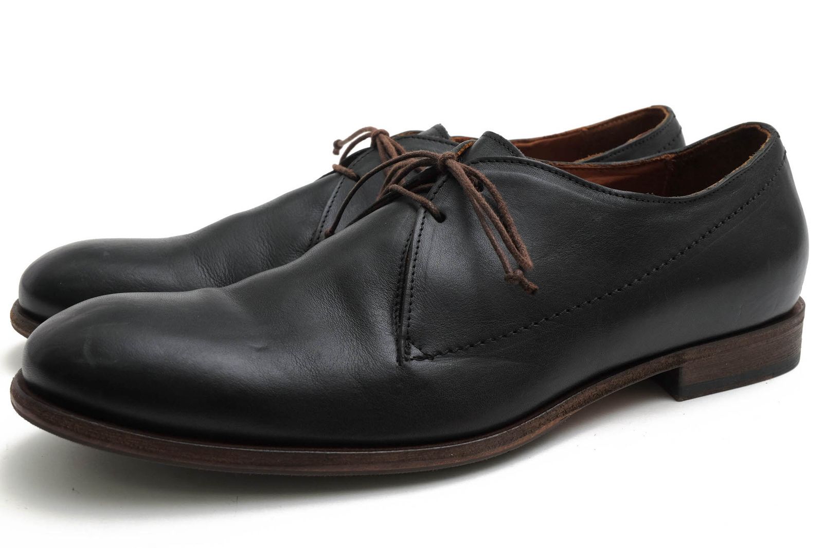 ブッテロ BUTTERO シューズ ビジネスシューズ 靴 ビジネス メンズ 男性 男性用 レザー 革 本革 ブラック 黒 B2182 オックスフォードシューズ マッケイ製法 ウォッシュ加工 レザーソール