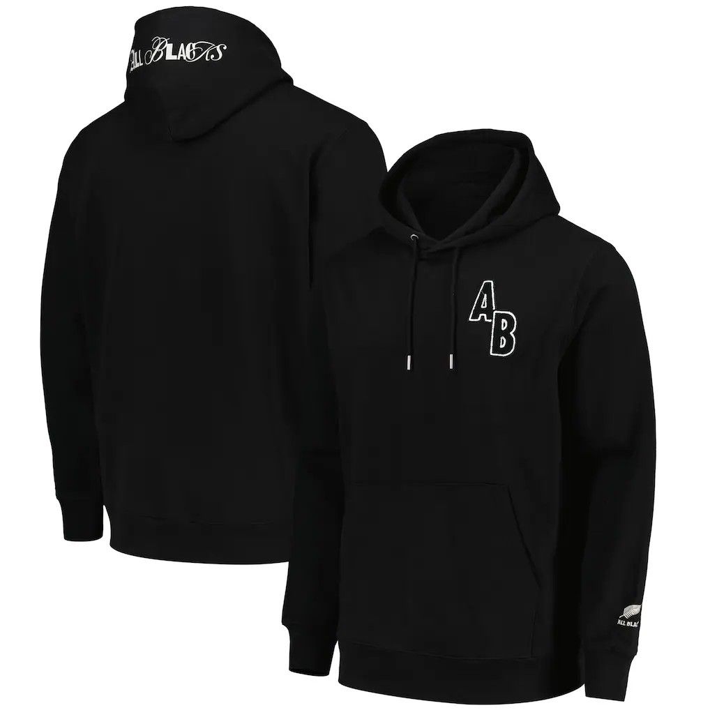 ファナティクス ラグビー ニュージーランド代表 オールブラックス カレッジ パーカー 黒 ブラック 公式モデル 日本未発売