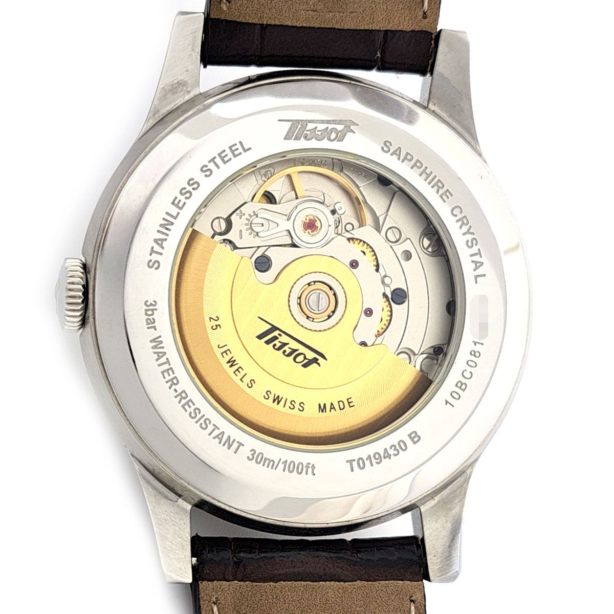 ティソ ヘリテージ ヴィソデイト オートマティック T 019.430.16.051.01 自動巻き ステンレススティール メンズ TISSOT 時計