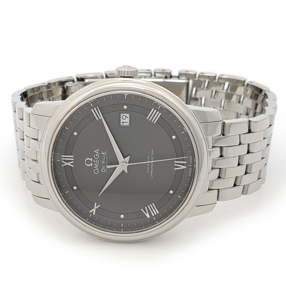 オメガ デビル プレステージ 424 10 40 20 06 001 自動巻き ステンレススティール メンズ OMEGA 時計