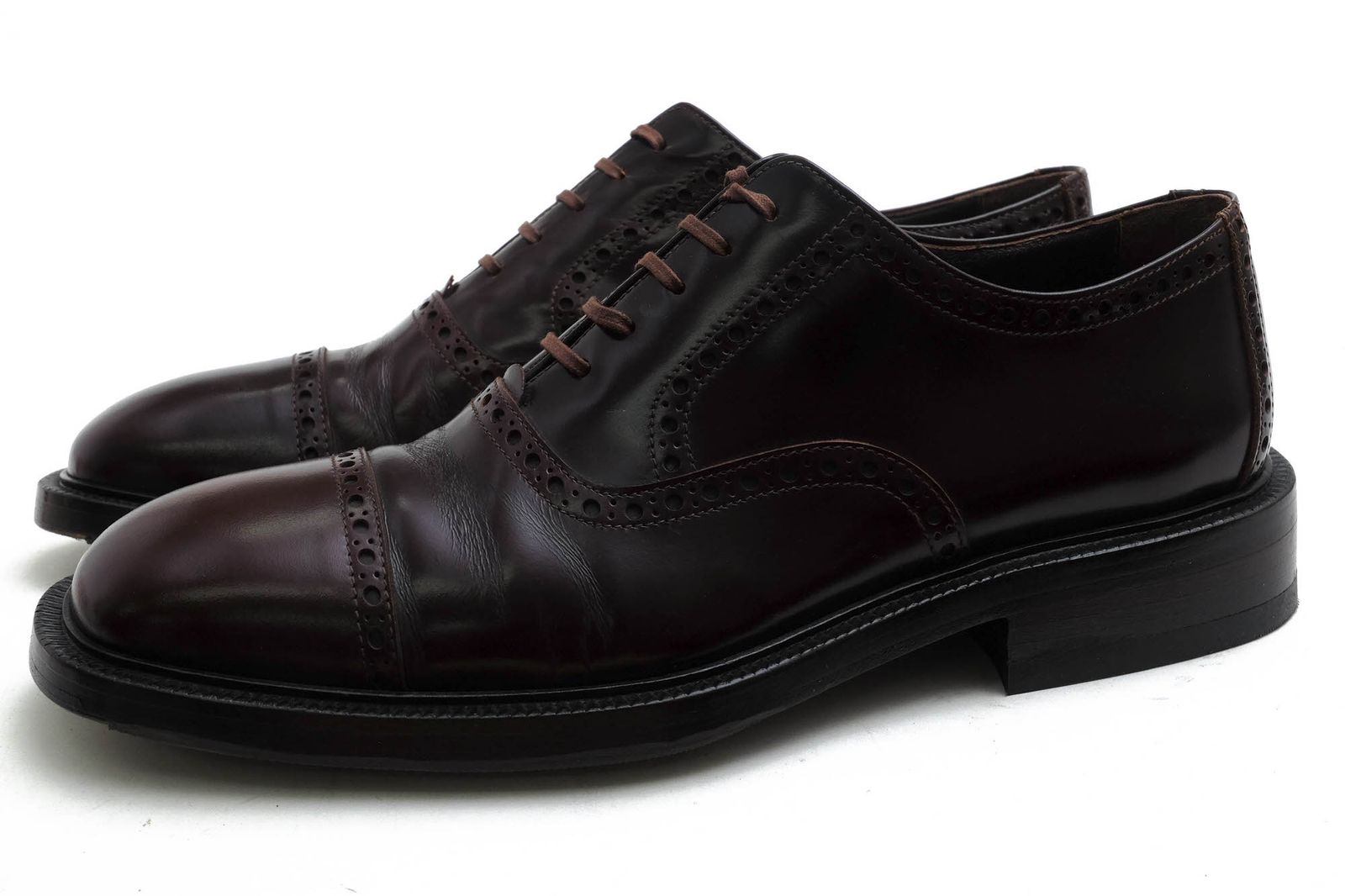 コルネリアーニ シューズ ビジネスシューズ 靴 ビジネス メンズ 男性 男性用 レザー 革 本革 ダークブラウン 茶 ブラウン TSB 7 フルブローグ レザーソール キャップトゥ