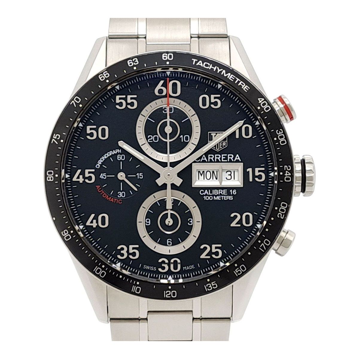 タグホイヤー カレラ キャリバー16 デイデイト クロノグラフ CV2A10.BA0796 自動巻き ステンレススティール メンズ TAG HEUER 時計