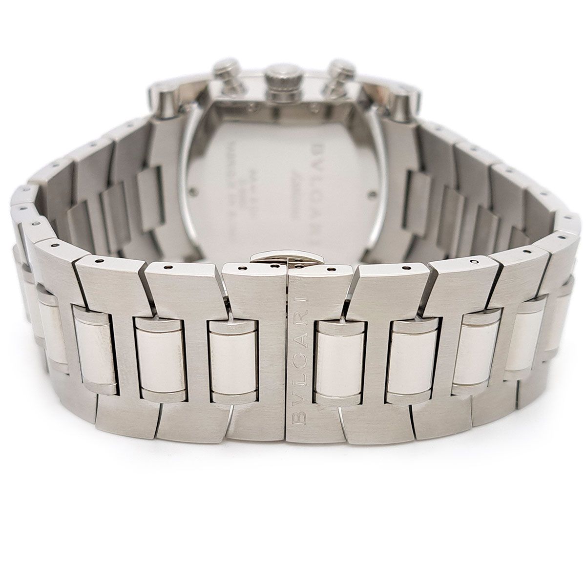  ブルガリ アショーマ クロノグラフ AA 44 SCH 自動巻き ステンレススティール メンズ BVLGARI 時計 自動巻き時計 腕時計(アナログ)