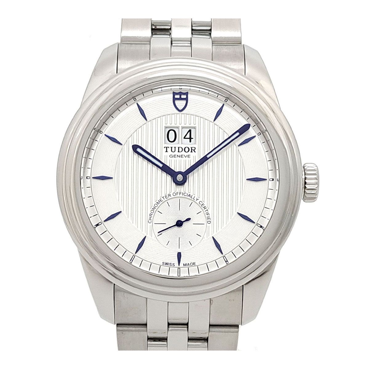 チューダー グラマー ダブルデイト 57100 自動巻き ステンレススティール メンズ TUDOR 時計