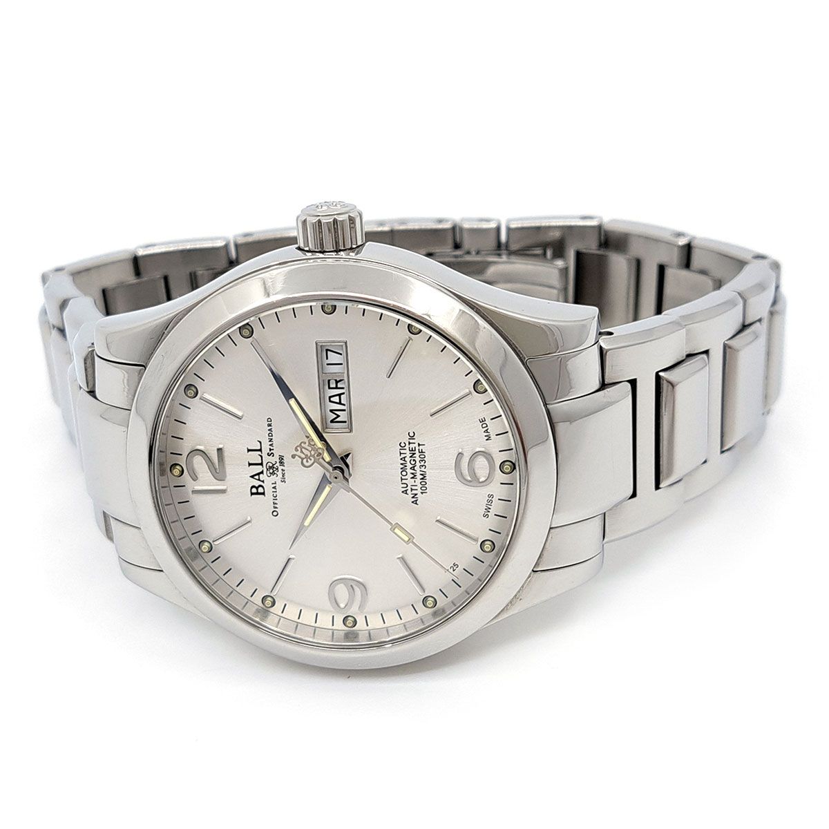 ボールウォッチ エンジニアIII オハイオ NM 9126 C S 14 J SL 自動巻き ステンレススティール メンズ BALLWATCH 時計