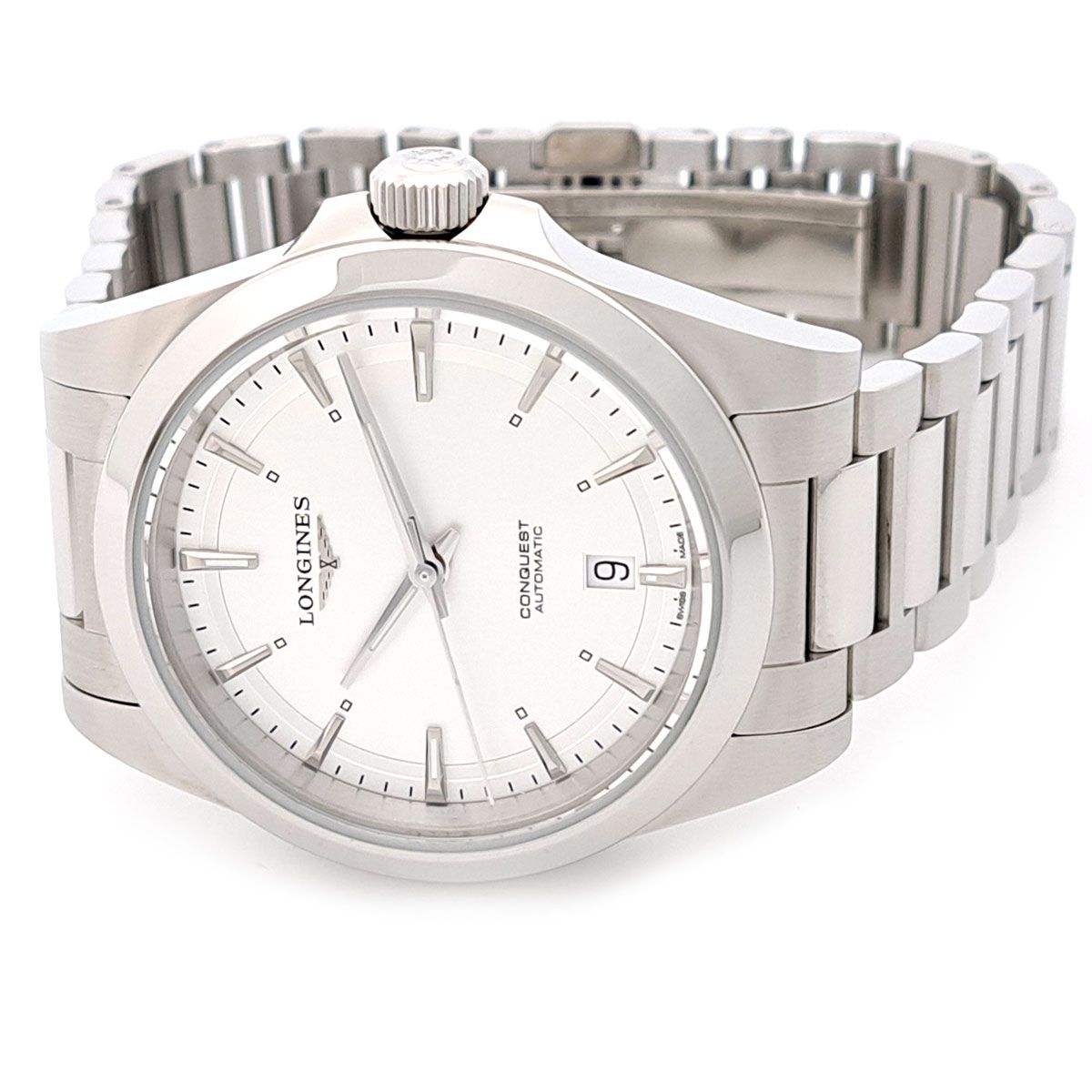 ロンジン コンクエスト オートマティック L 3 720 4 72 6 自動巻き ステンレススティール メンズ LONGINES 時計