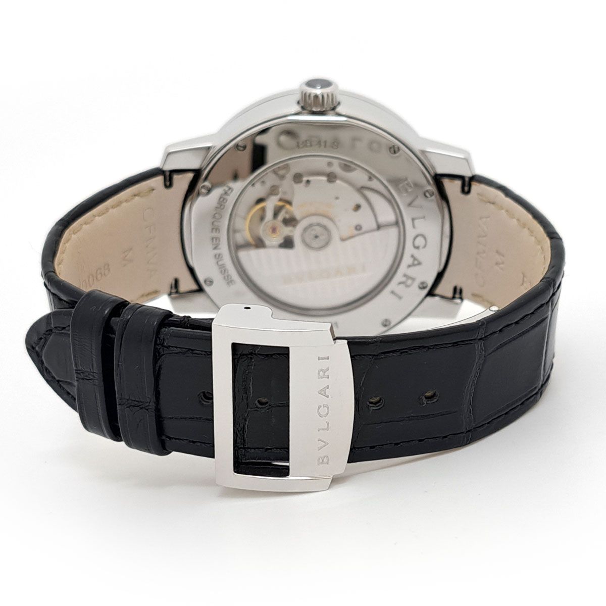  ブルガリ ブルガリブルガリ BB 41 S 自動巻き ステンレススティール メンズ BVLGARI 時計 自動巻き時計 腕時計(アナログ)