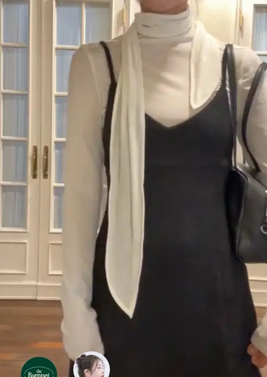 ザ バーネット Wooly Dress_Black