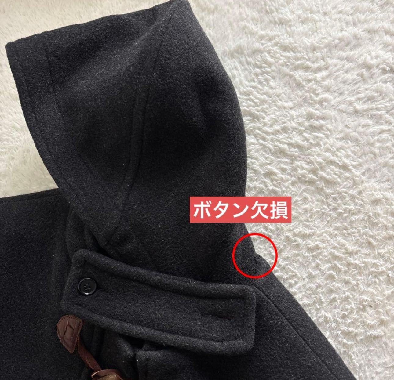 ROSARIOISAIA イタリア製 ダッフルコート 裏チェック柄 KANDAIZUMI_COM