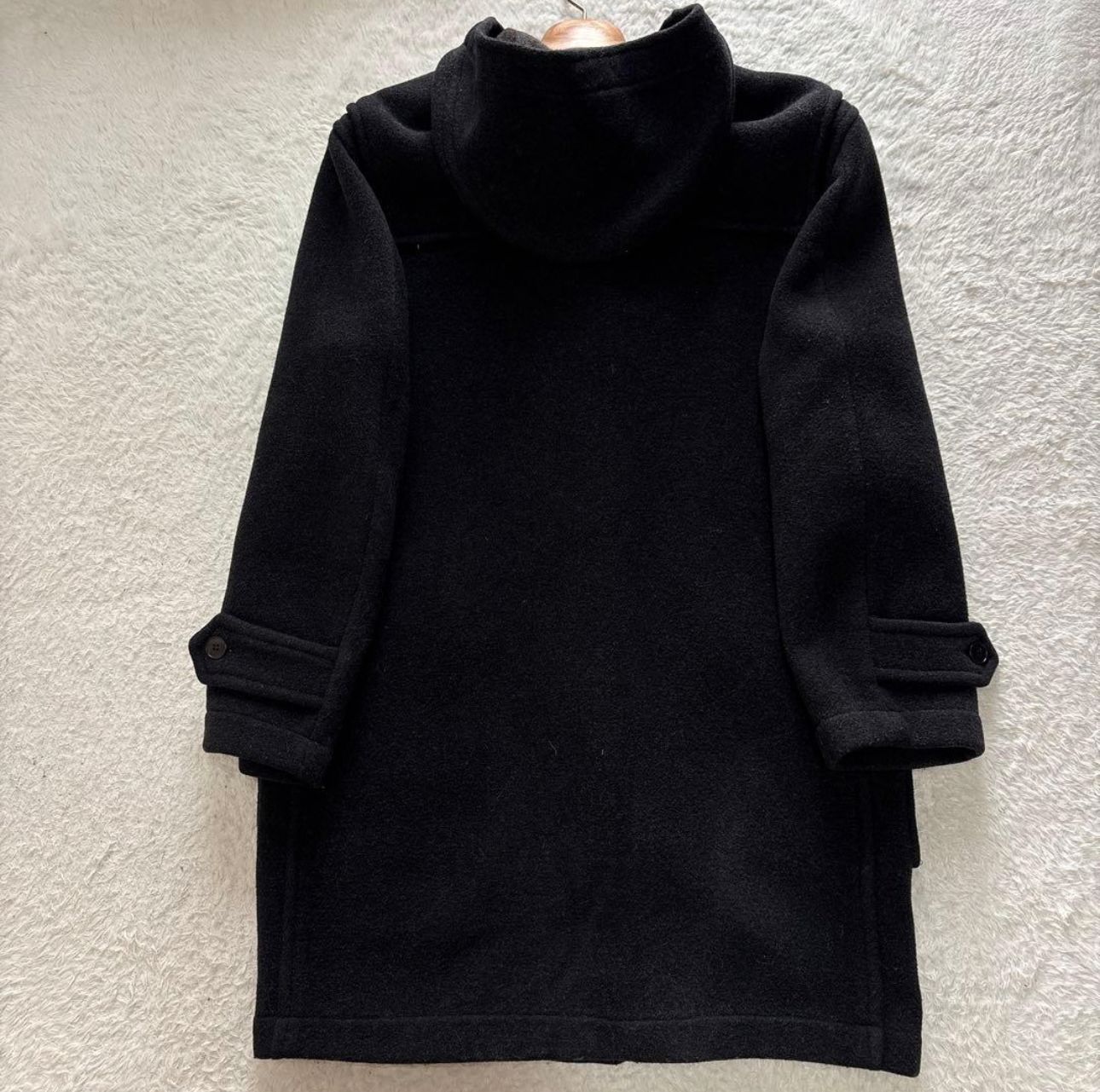 ダッフルコート 裏チェック柄