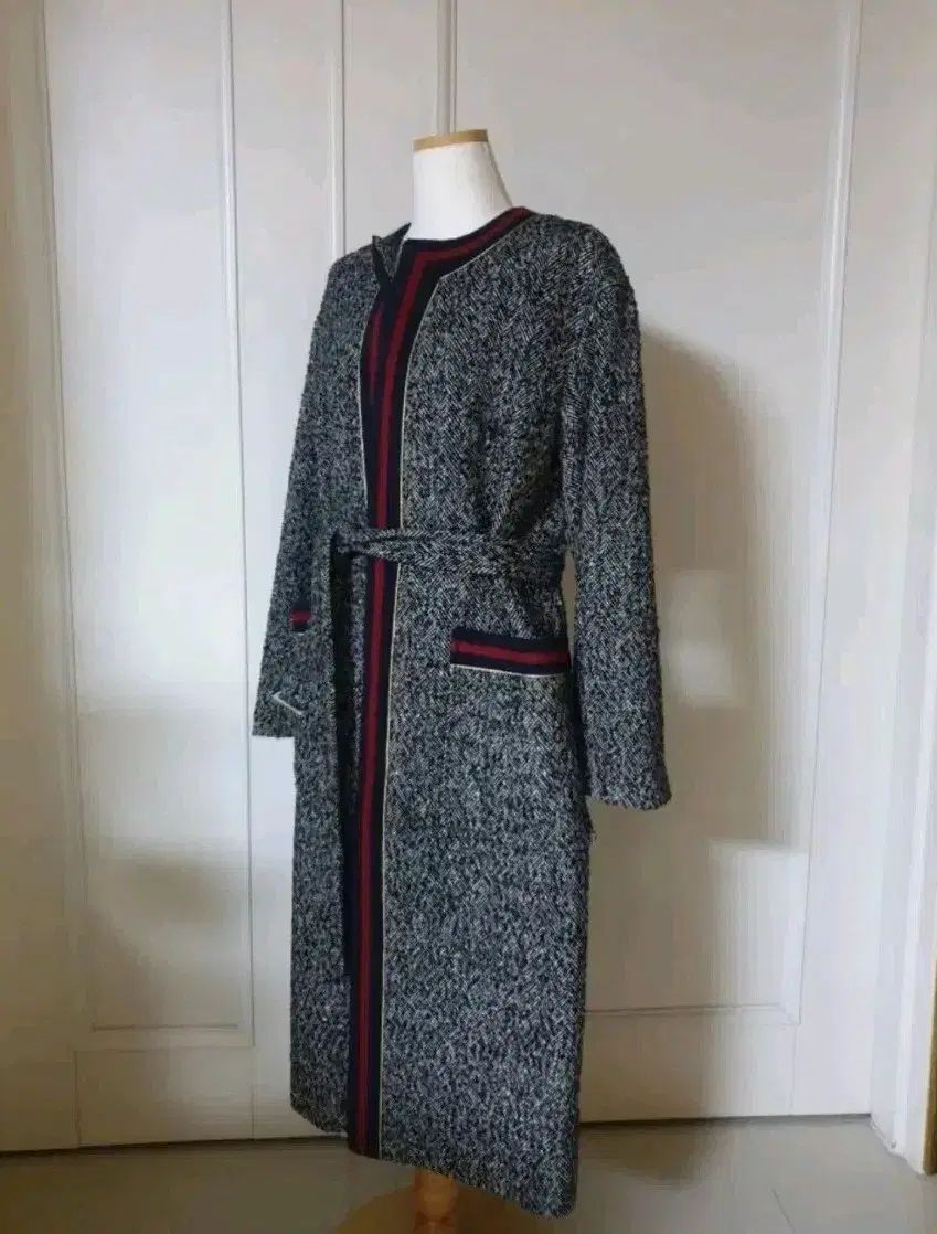 ジューク ヘリンボーン ロングコート