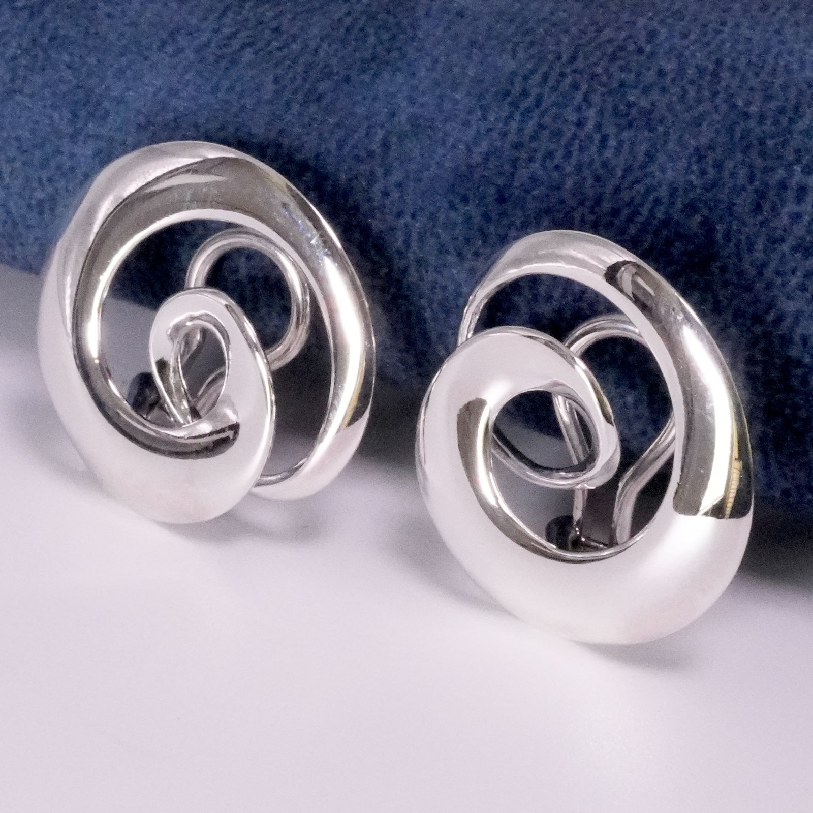 ジョージジェンセン 2004メビウス渦巻き トールン イヤリング25-2025S