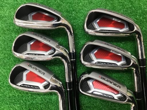 テーラーメイド BURNER SUPER LAUNCH 6S アイアンセット IR FUBUKI 50 アイアン フレックスR メンズ 男性用 右利き 右用 Cランク ゴルフクラブ