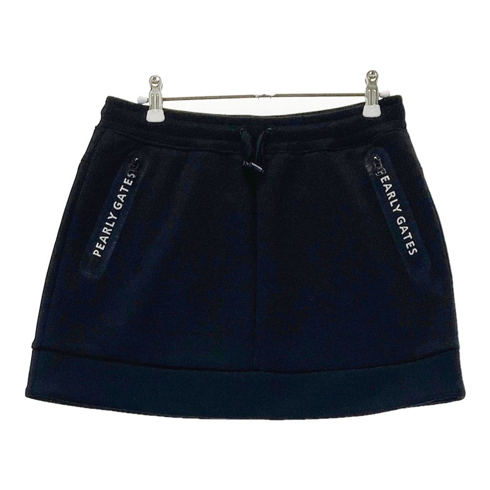 サイズ：0 PEARLY GATES パーリーゲイツ ストレッチ スカート ブラック