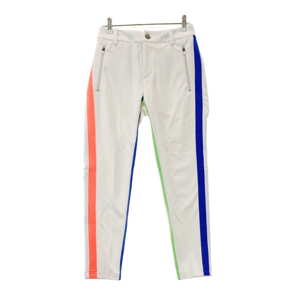 サイズ S DECEMBERMAY ディセンバーメイ ストレッチ テーパードパンツ ホワイト系 240101545778 ゴルフウェア レディース ストスト