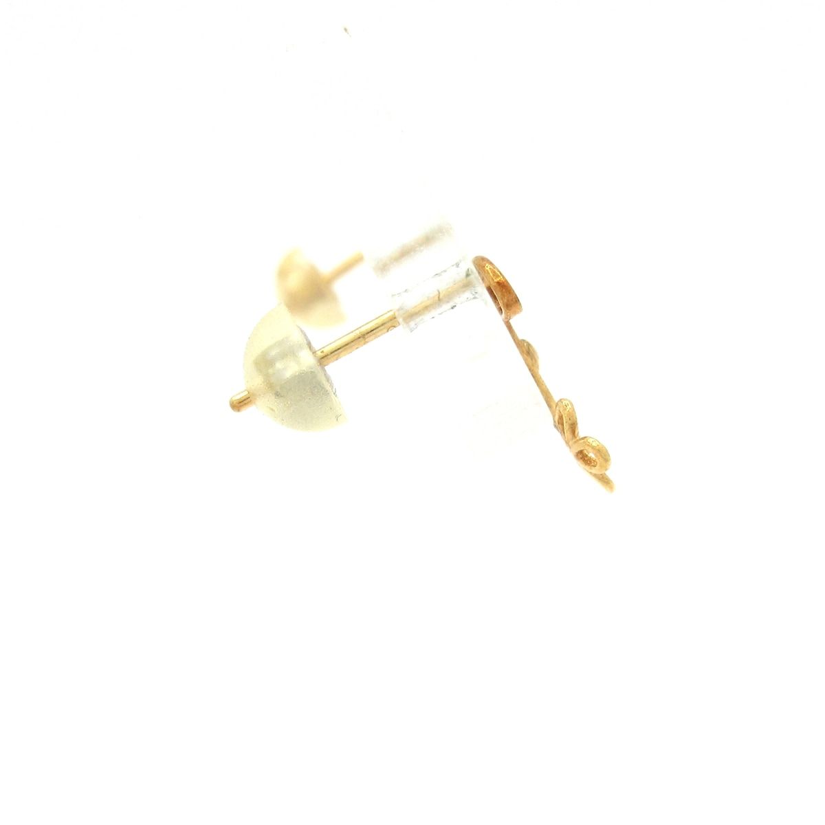 Unbranded ノーブランド ピアス K18YG 総重量 0.4g