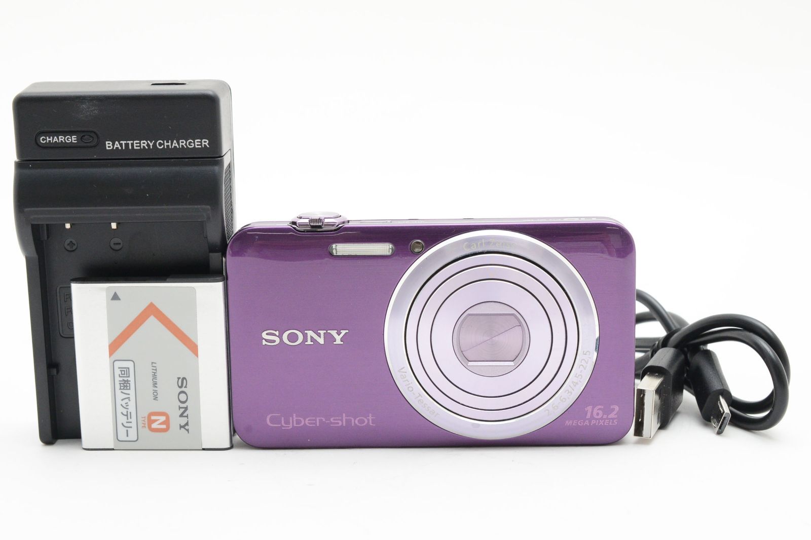 動作 済 ソニーSONY Cybershot DSC-WX30 バイオレット バッテリー 充電器付き 2241