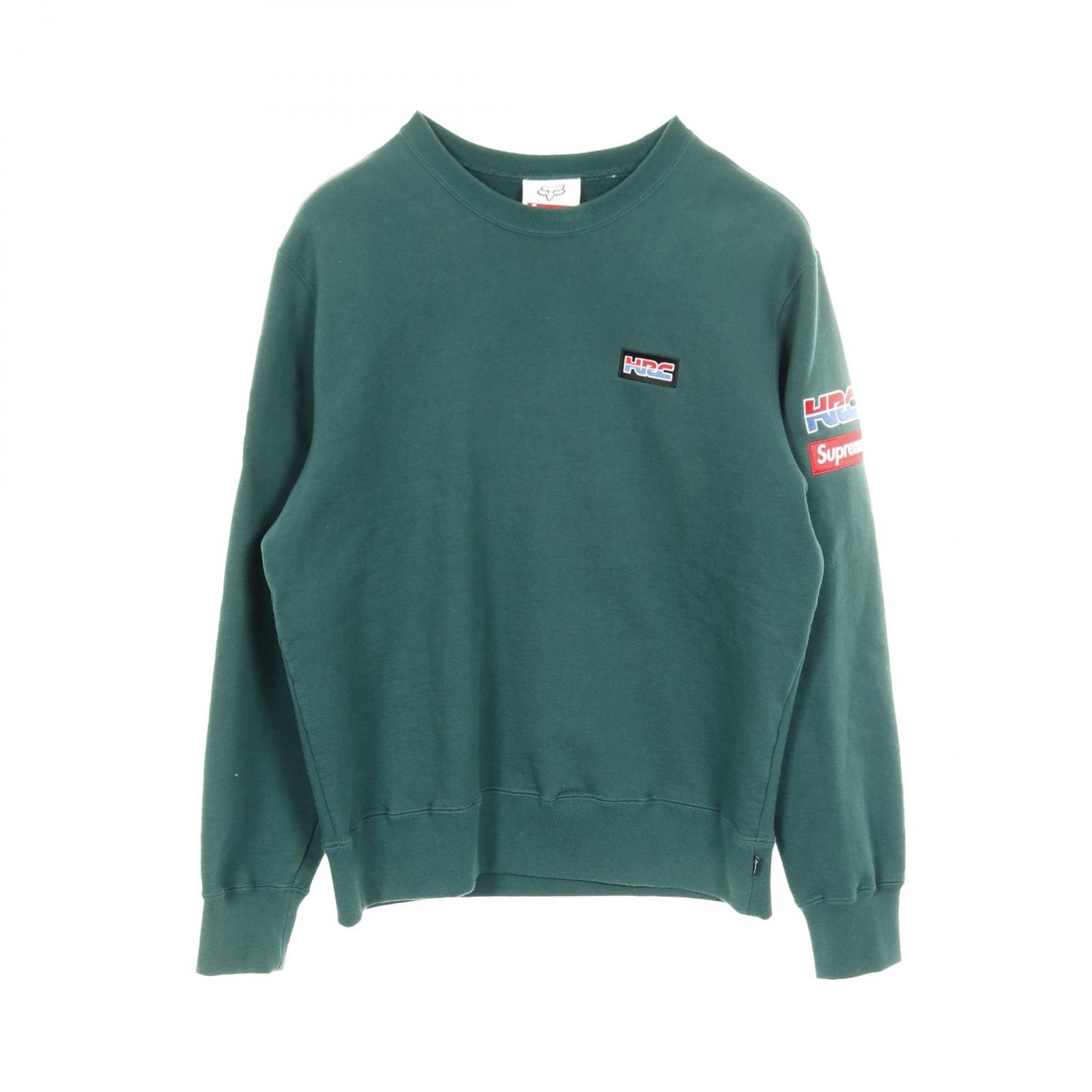 シュプリーム Supreme スウェット Supreme × Honda Fox Racing Crewneck Sweatshirt コットン スウェット メンズ Used B