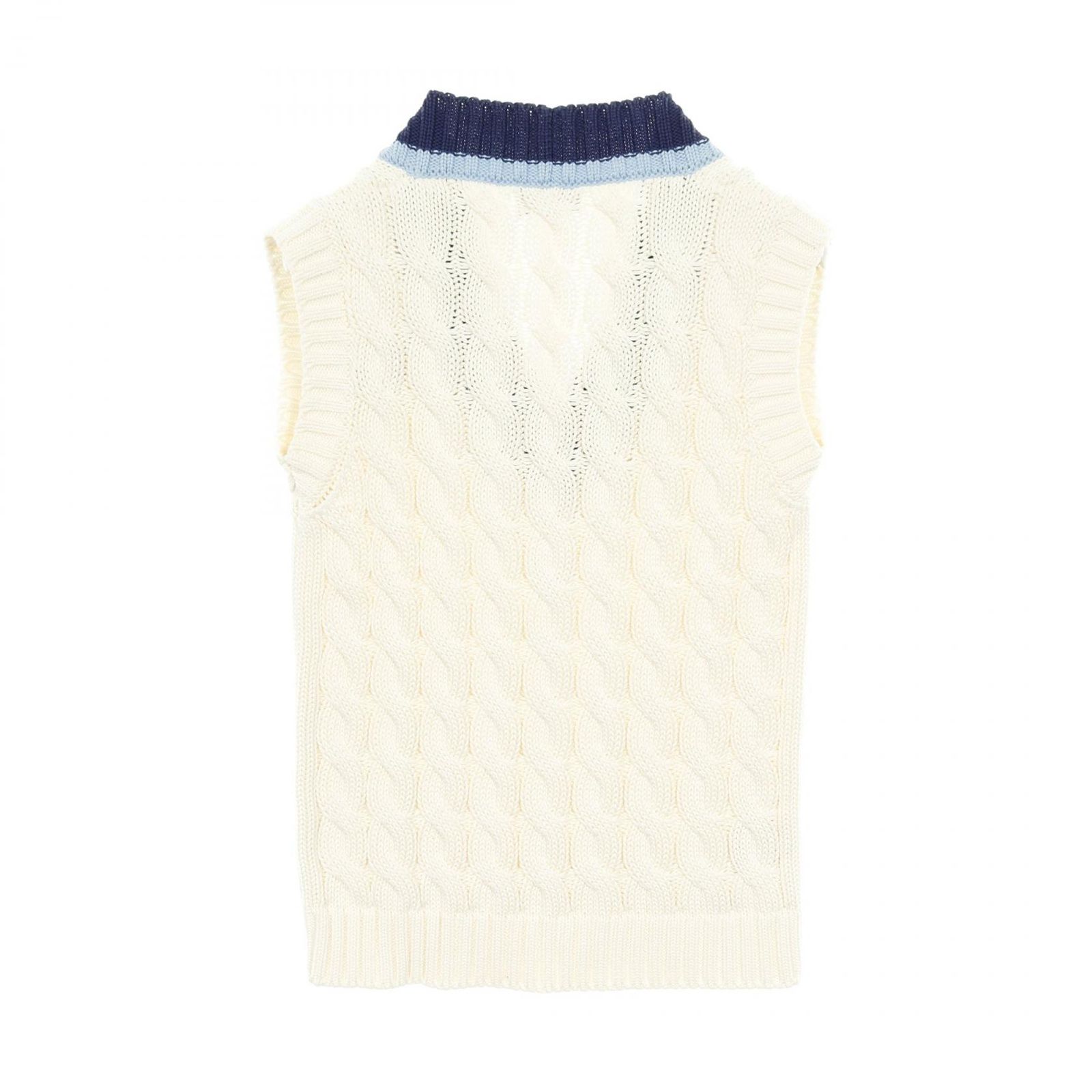 プラダ PRADA ベスト ニット P 29837 コットン レディース A