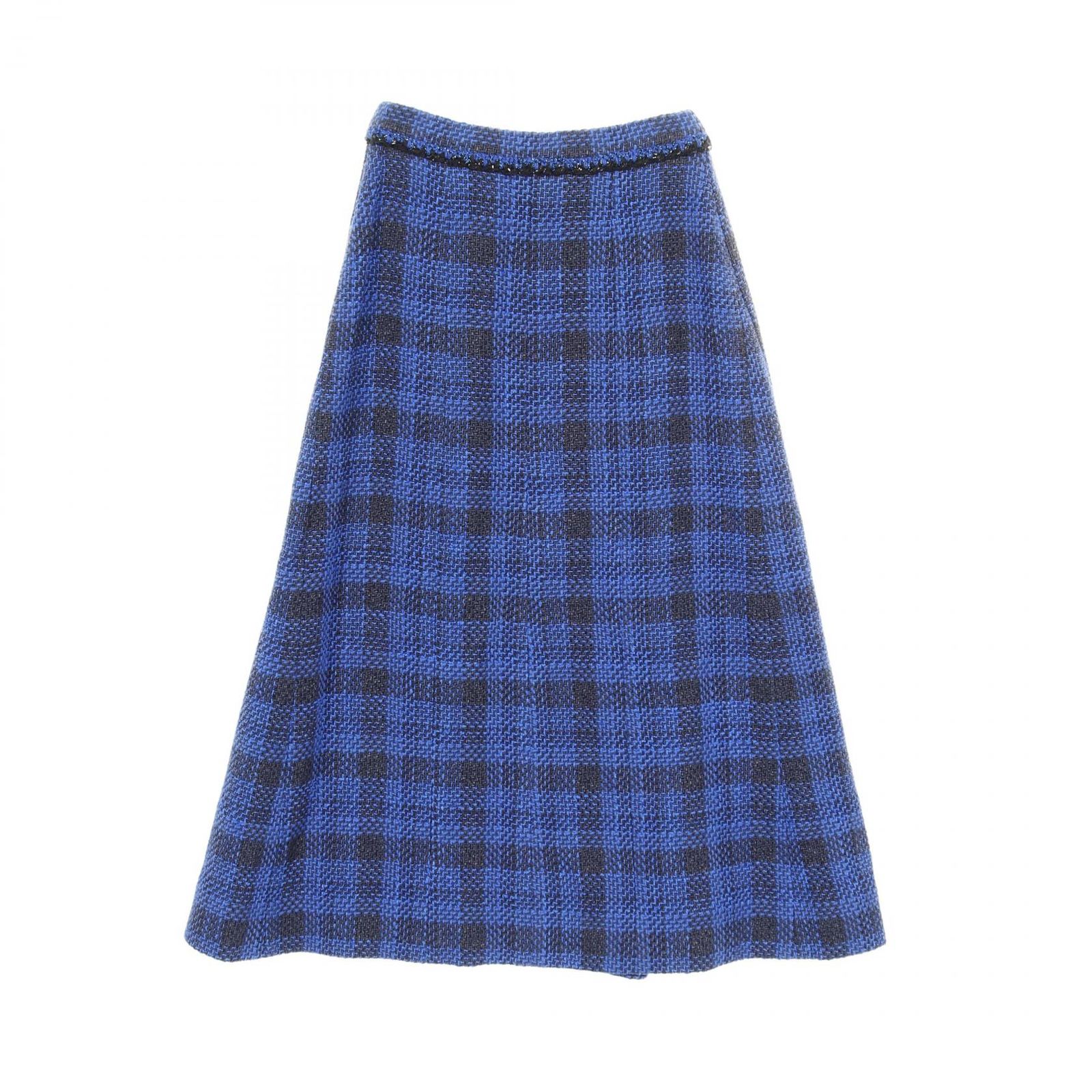 シャネル CHANEL スカート ココマークボタン コットン スカート レディース Used A