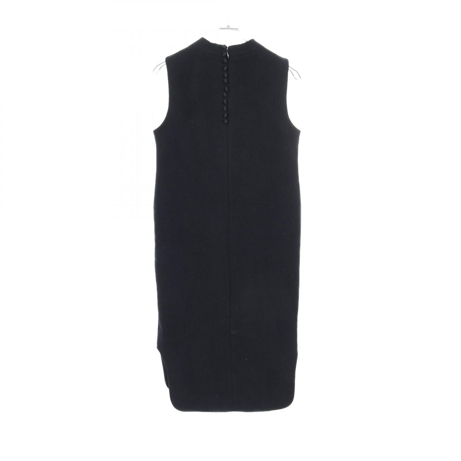 マメクロゴウチ Mame Kurogouchi ワンピース MM19AW-DR056 ネイビー ウール ワンピース レディース Used B