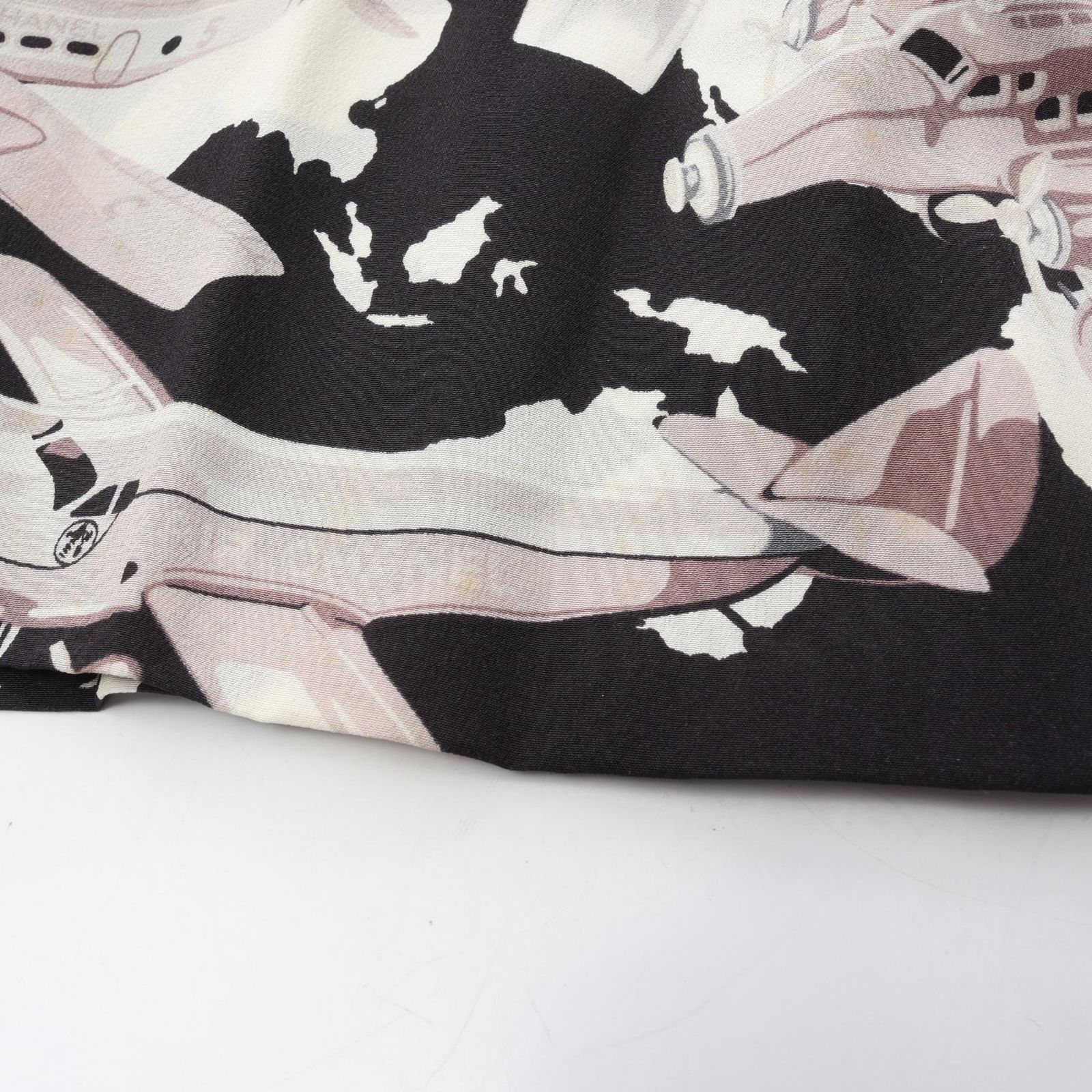 シャネル CHANEL スカート フリル P28794W03736 コットン シルク スカート レディース Used B GULLKHAN_COM