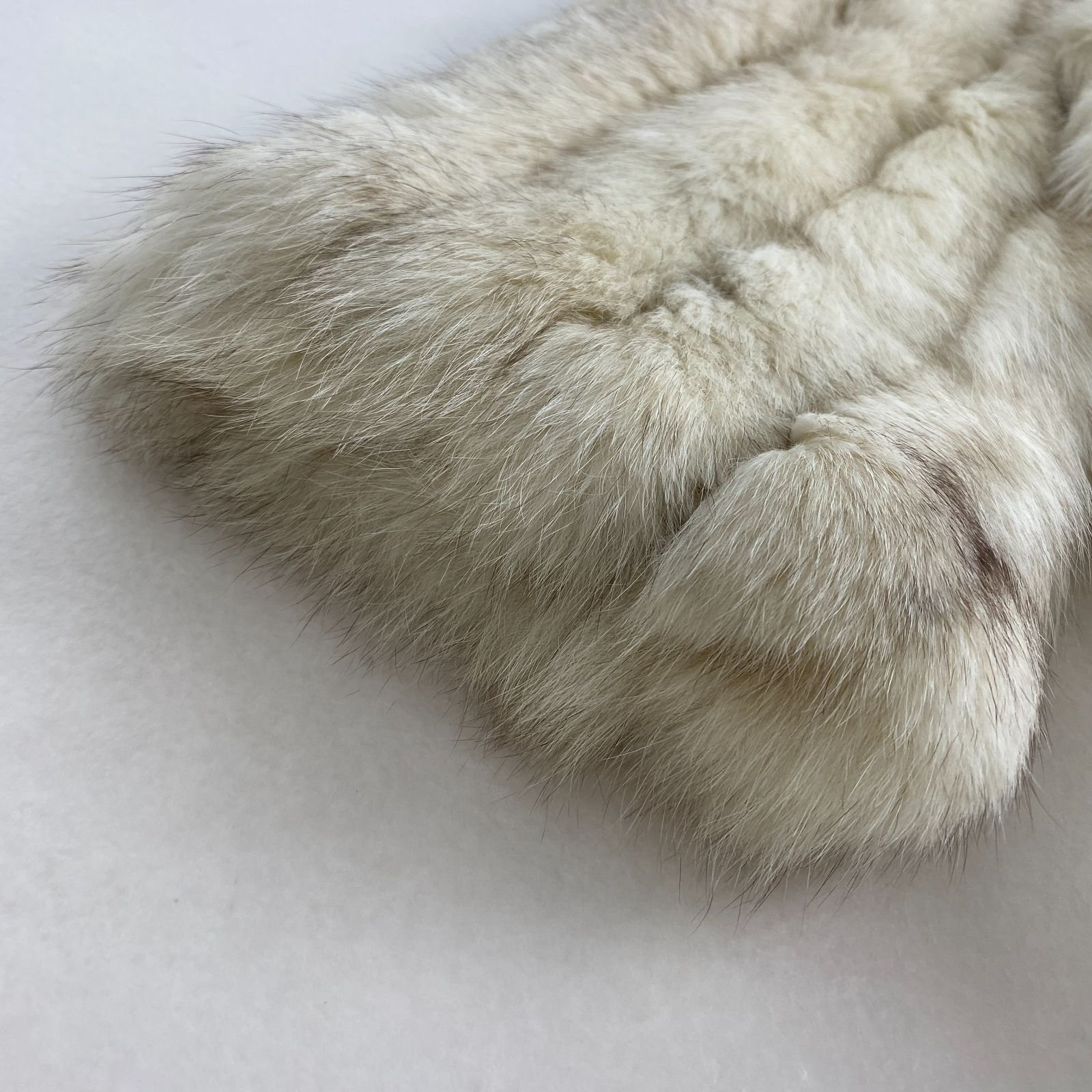 毛皮コート フォックス リアルファー 女優襟 ボリューム ふわふわ 11 L