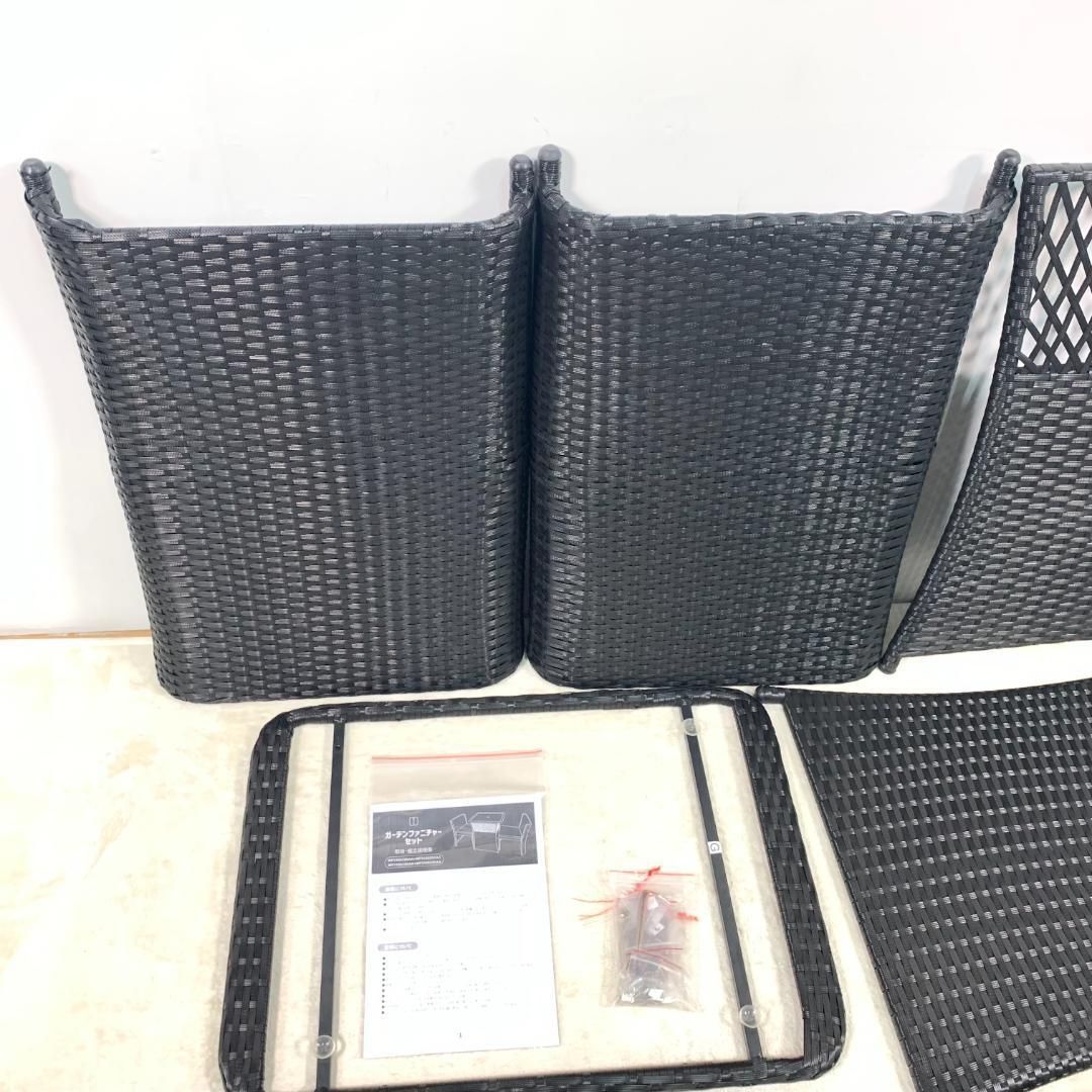 ガーデンファニチャー ガーデン テーブル 3点セット 1193-180 - メルカリ