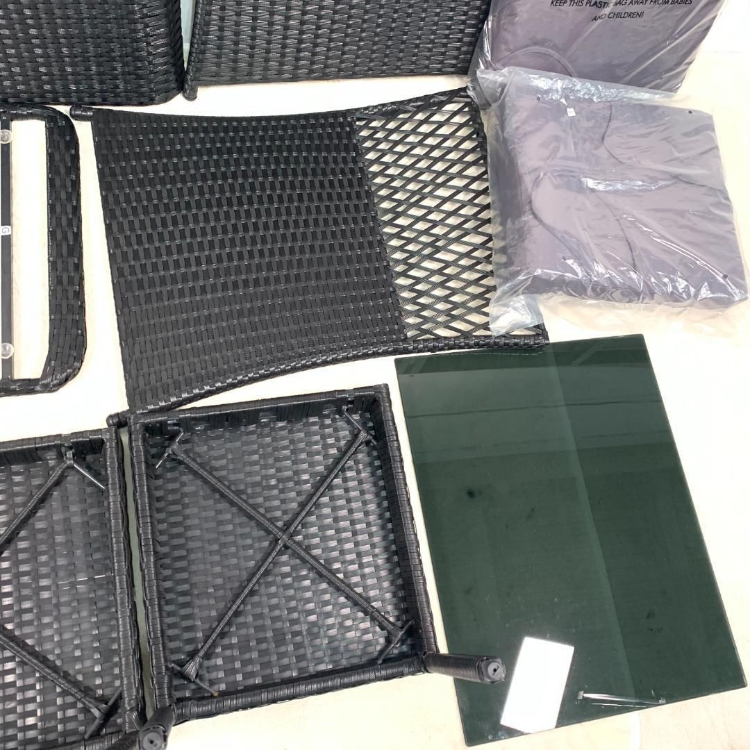 ガーデンファニチャー ガーデン テーブル 3点セット 1193-180 - メルカリ