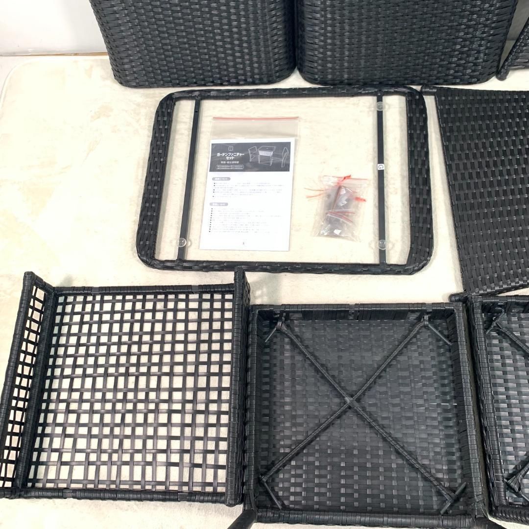 ガーデンファニチャー ガーデン テーブル 3点セット 1193-180 ガーデンファニチャー ガーデン テーブル 3点セット 1193-180 - メルカリ