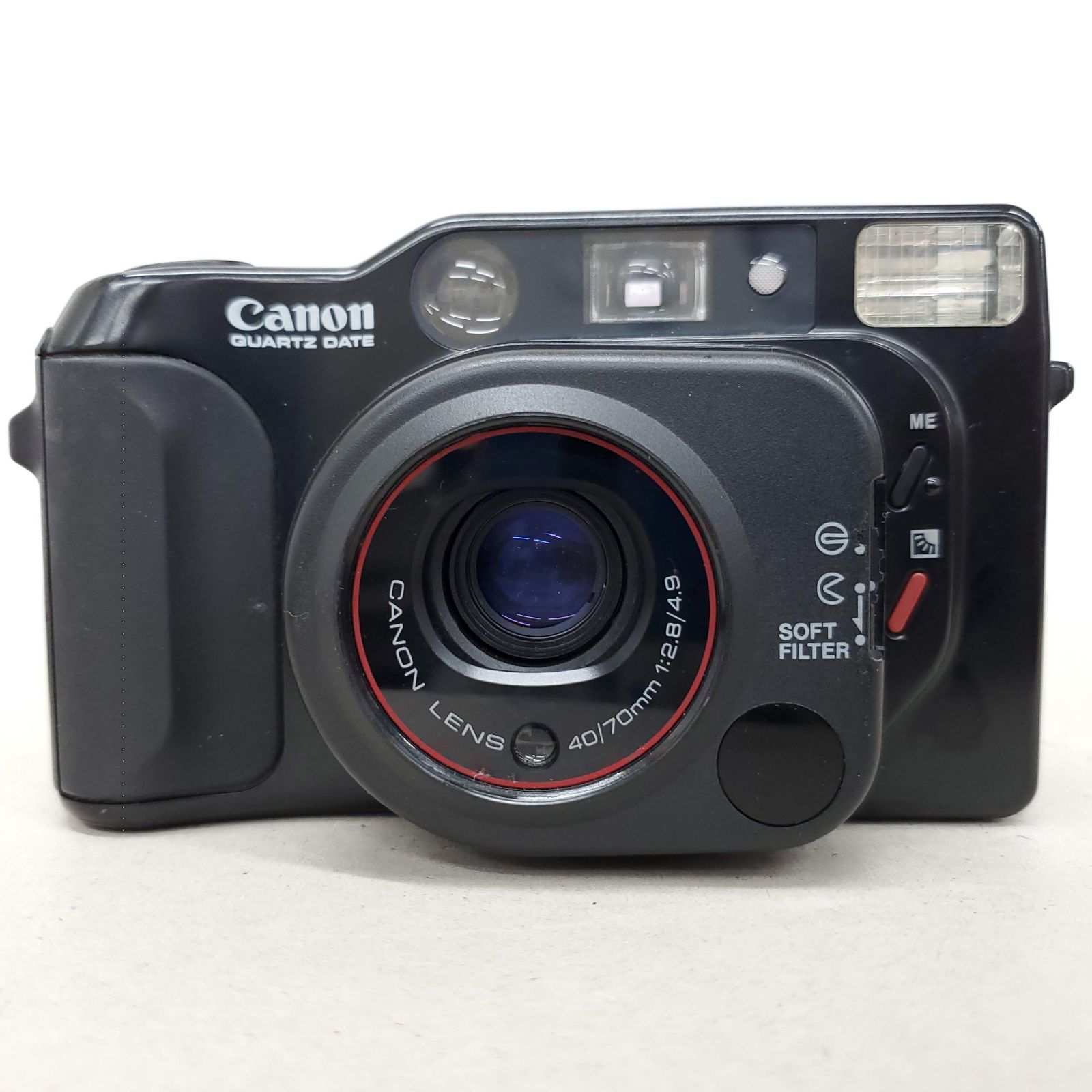 動作 済 Canon Autoboy TELE QUARTZ DATE F1030-9v