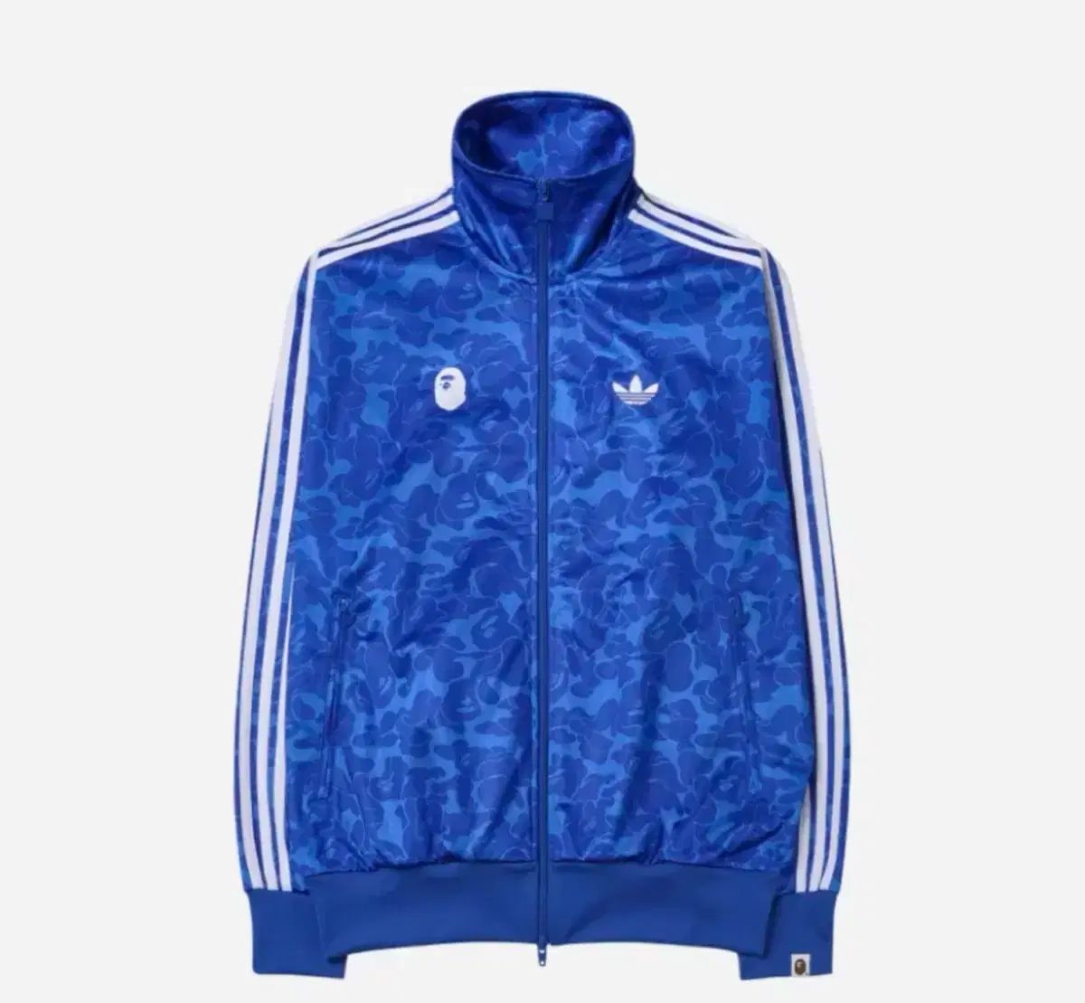 アディダス x アベイシングエイプ トラックジャージ ブルー