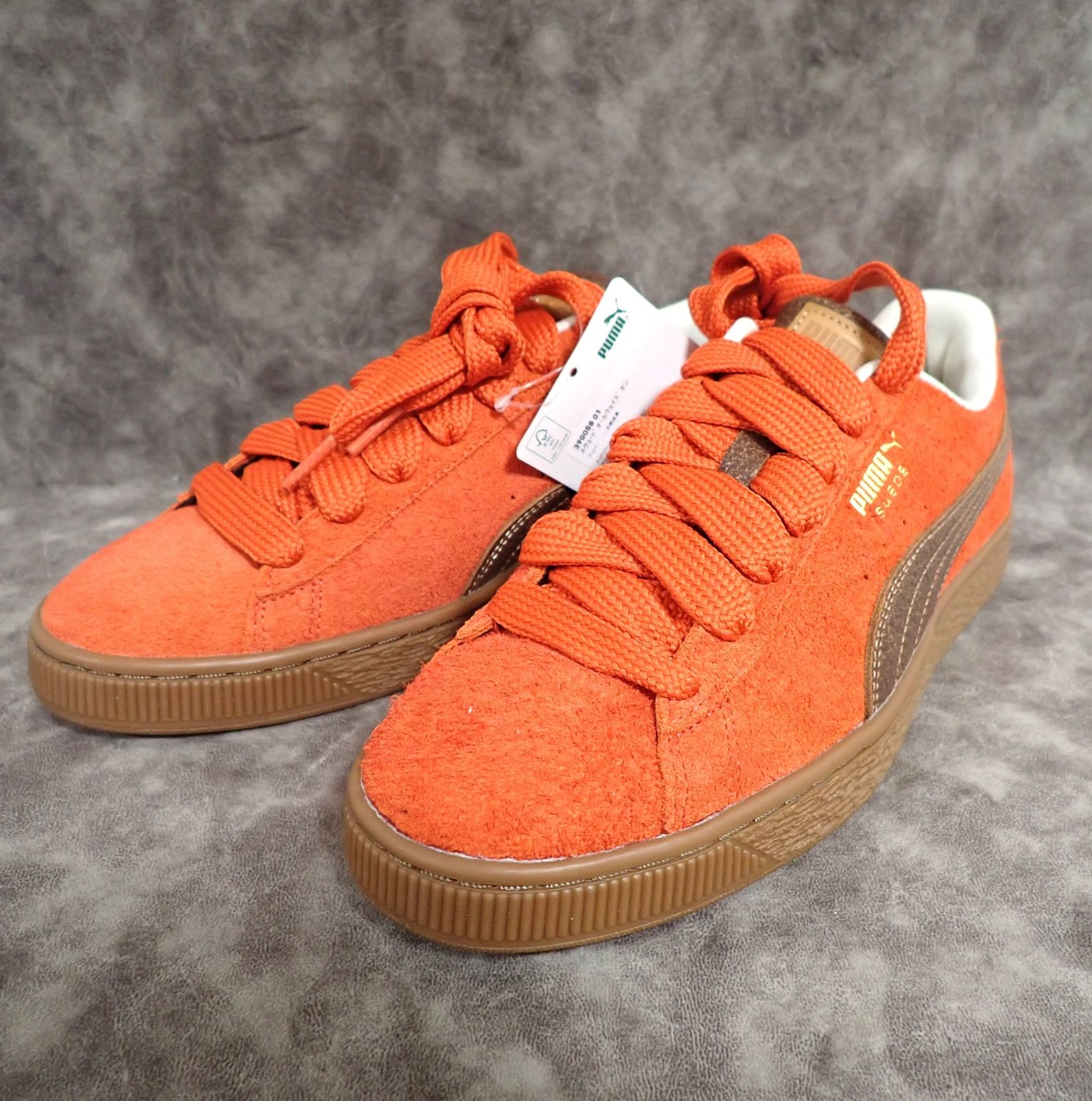 新品 美品 PUMA プーマ スニーカー オレンジ スウェード サイズ 27cm