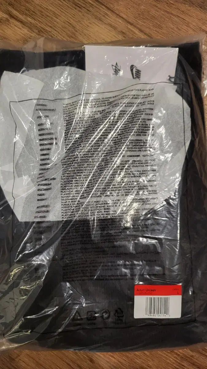 L NIKE x STUSSY サーマル ブラック スウェット