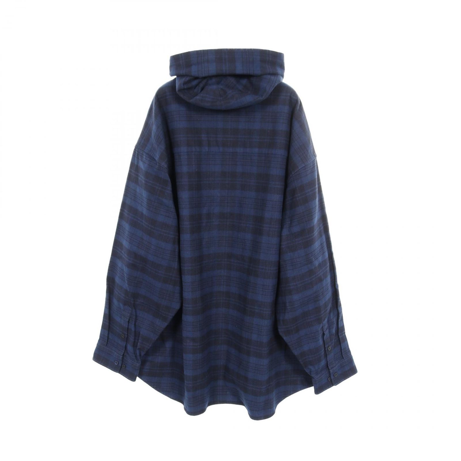 バレンシアガ BALENCIAGA チェック コットン シャツ メンズ Used A