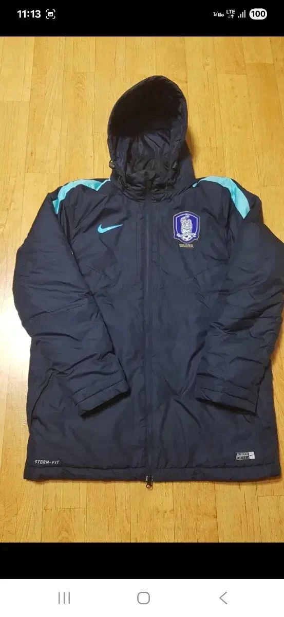 NIKE ナイキ 韓国国家代表 STORM-FIT ストームフィット 機能性 ダウン 105 サイズ